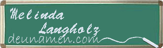 Melinda Langholz Visitenkarte